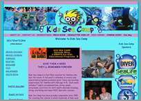 Kids Sea Camp Website