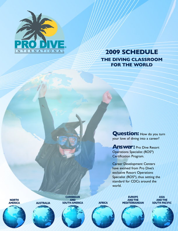 Pro Dive Catalog Cover Liz von Achen